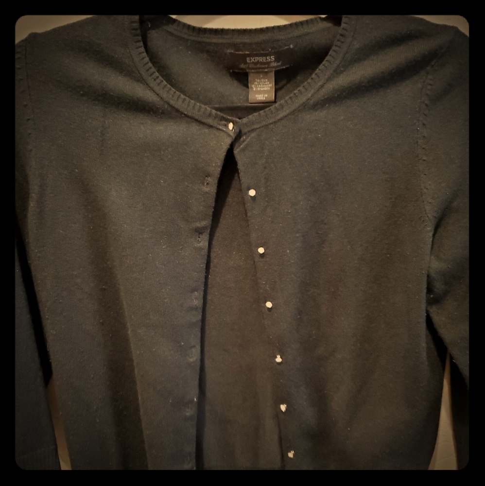 Express brand cashmere blend cardigan